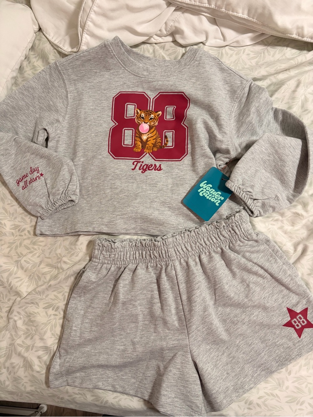 wonder nation Gray and Maroon Tigers 88 Set